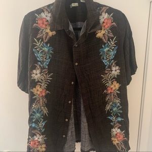 Vintage Batik Bay Hawaiian Top - 2XL